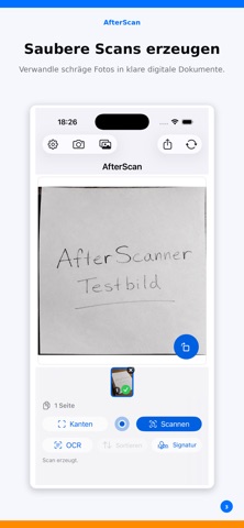 AfterScan PDF Scanner screenshot