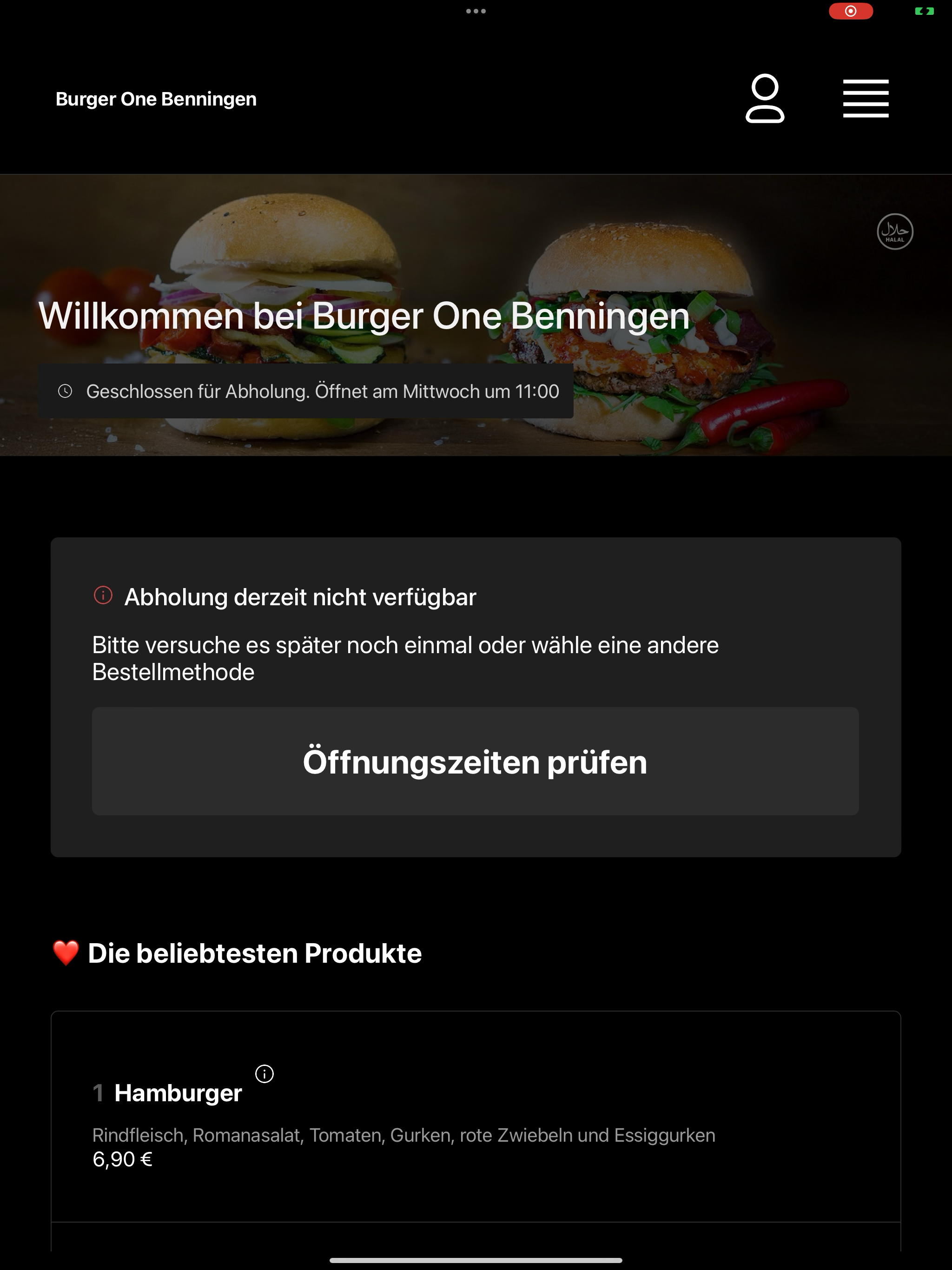 Burger One Benningen screenshot 12