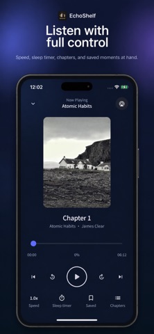 EchoShelf - Audiobook Player Screenshot 3 of 3