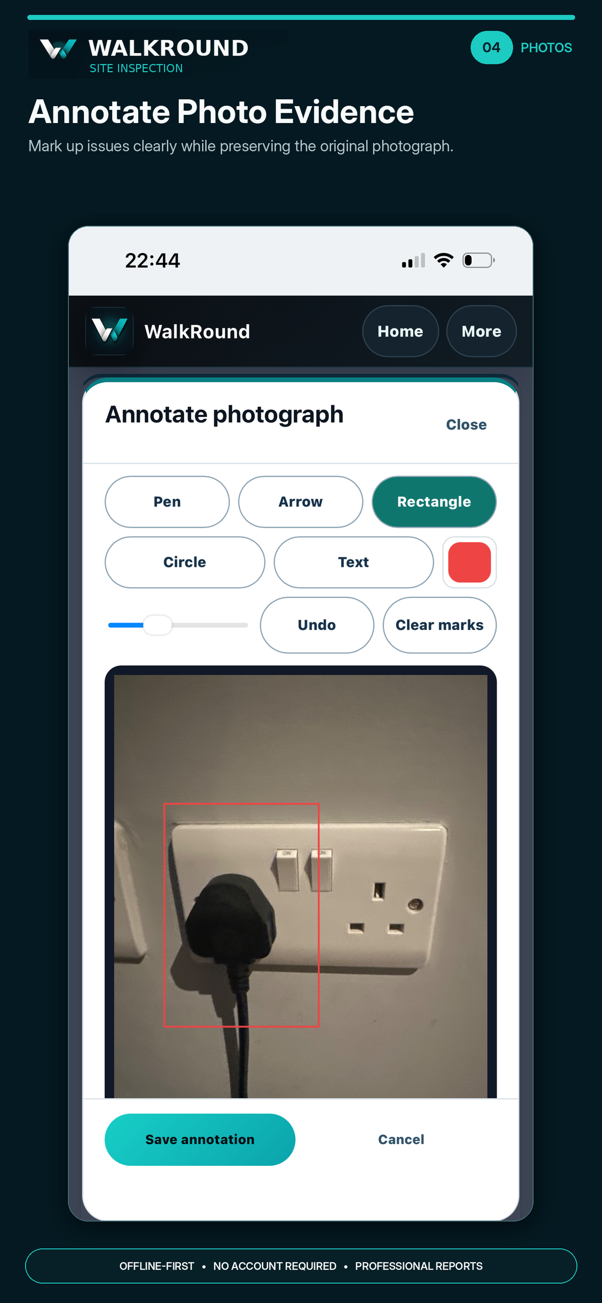 WalkRound: Site Inspection screenshot 4