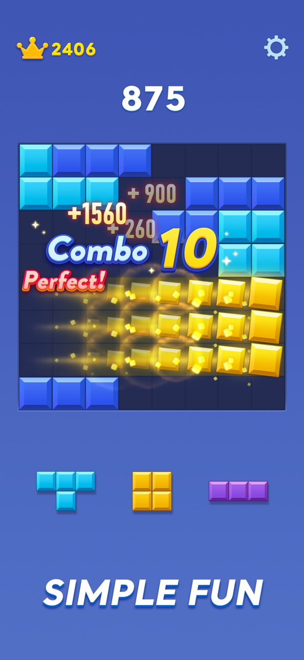 Block Blast！ iOS Mod IPA screenshot 3 - iOS game interface