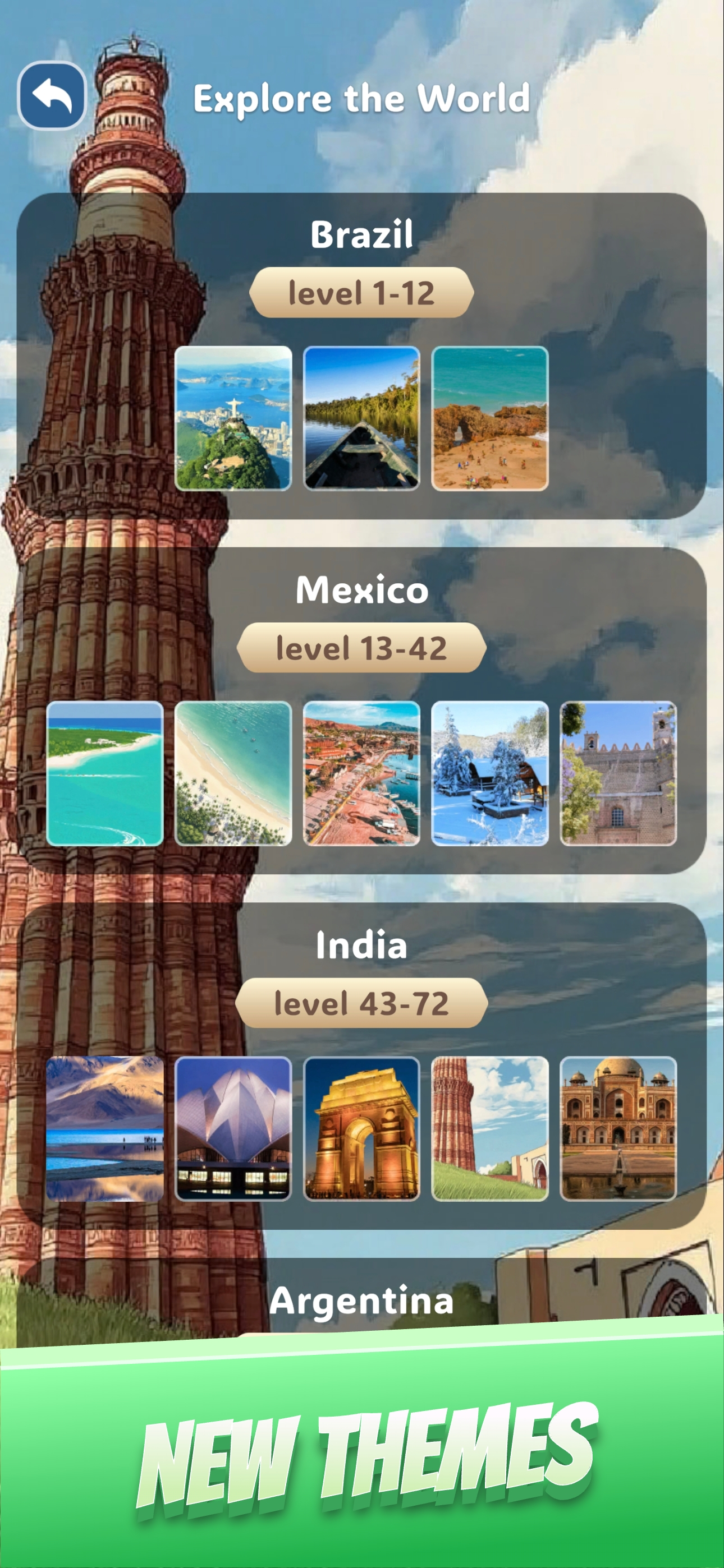 Tile Rush: Explore the World