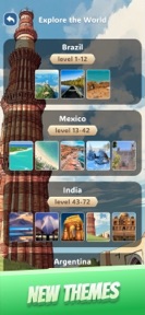 Tile Rush: Explore the World screenshot