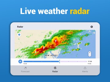 Local weather: Radar & alerts iPad screenshot