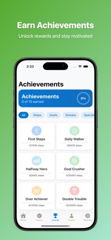 Step Tracker - Fitness iPhone screenshot