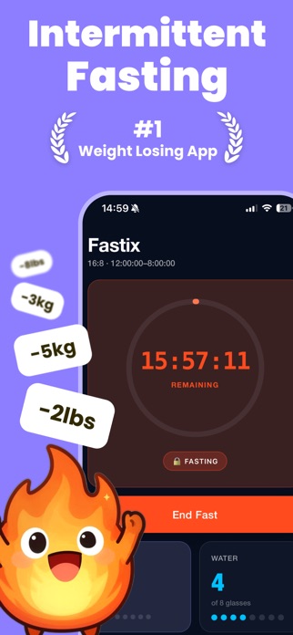 Fastix: Intermittent Fasting Screenshot 1 of 5
