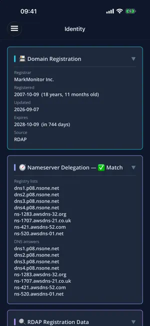 DomainLens Pro screenshot 2