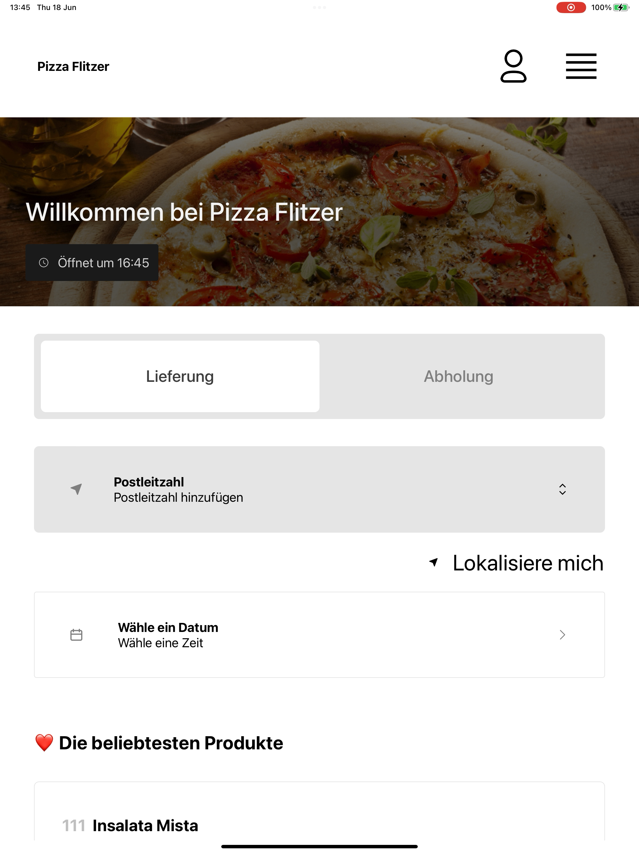 Pizza Flitzer Konstanz screenshot 13