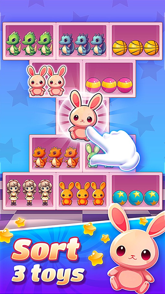 #1. Sorting Toys: Sort Shelf Game (iOS) Av: Megarama Games Ltd