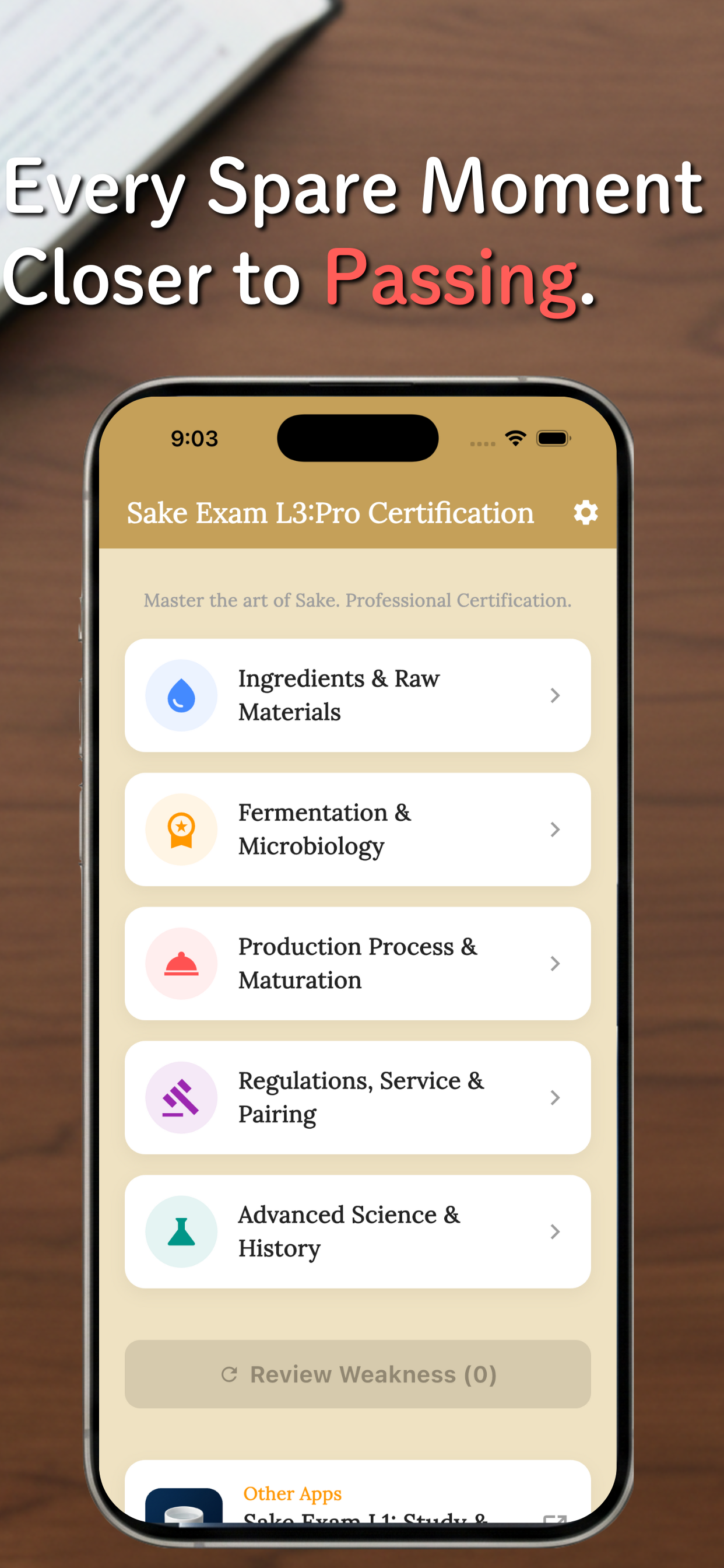 Sake Exam L3:Pro Certification