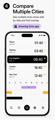 UTC Time Converter World Clock iPhone screenshot