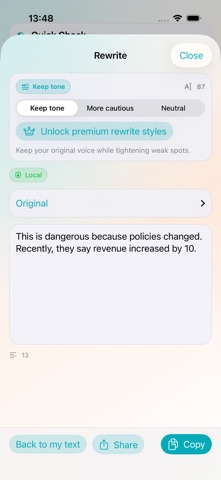 Factcheck Talk Screenshot 4 of 6
