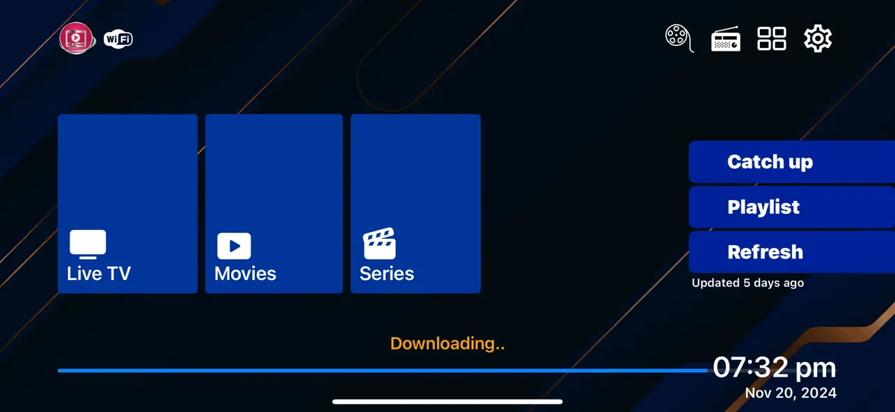 Screenshot #1 pour Drama IPTV Player