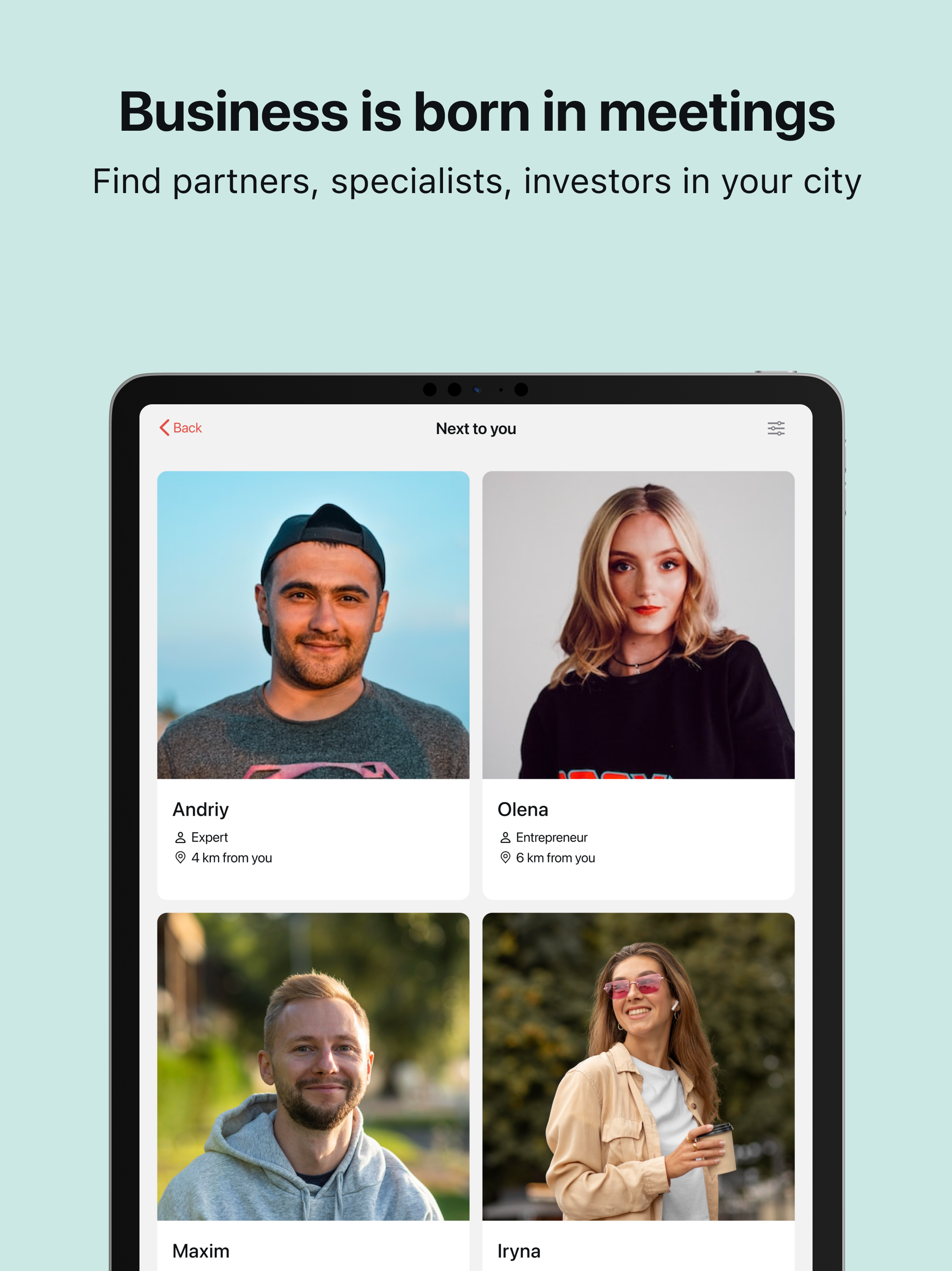 Business Match: Social App