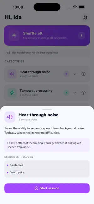 eyra - Hearing & APD Training screenshot 2