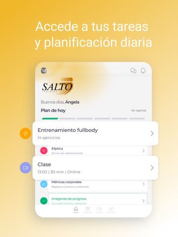 SALTOtraining iPad screenshot