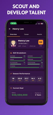 Dunk Manager: Basketball GM Screenshot 3 of 6