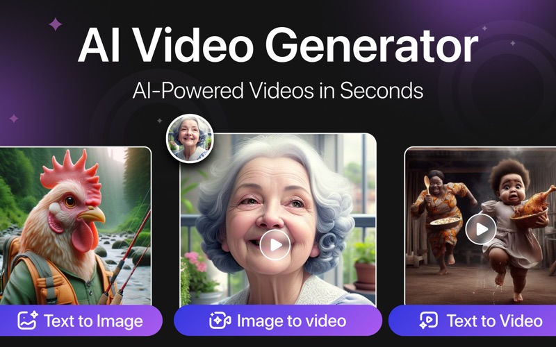 GPT AI Video & Art Generator app screenshot