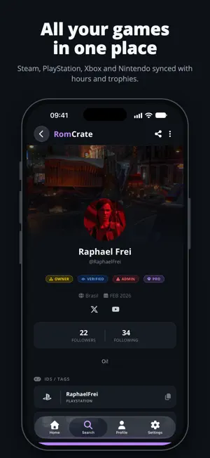 RomCrate - Video Games Tracker screenshot 1