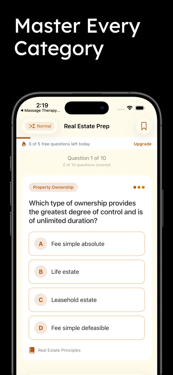 Screenshot #1 pour Real Estate Prep: License Exam
