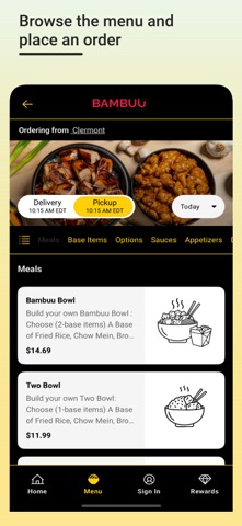 Bambuu Asian Eatery Screenshot 2 of 4