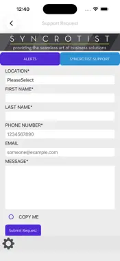 Syncrotist Client Portal screenshot 4
