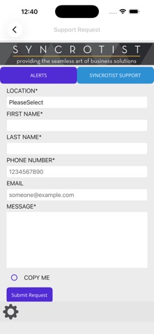 Syncrotist Client Portal Screenshot 4 of 4