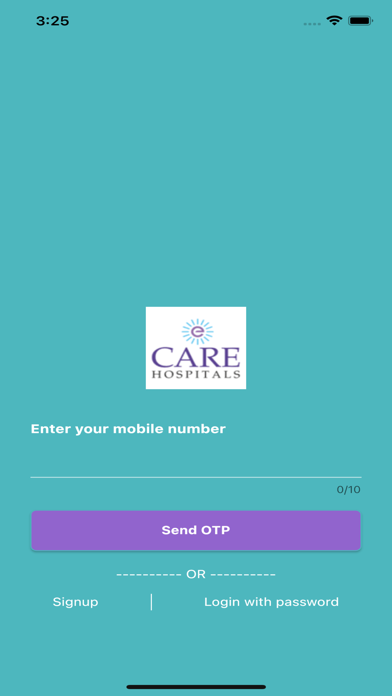 Care Hospitals Patient App Screenshot