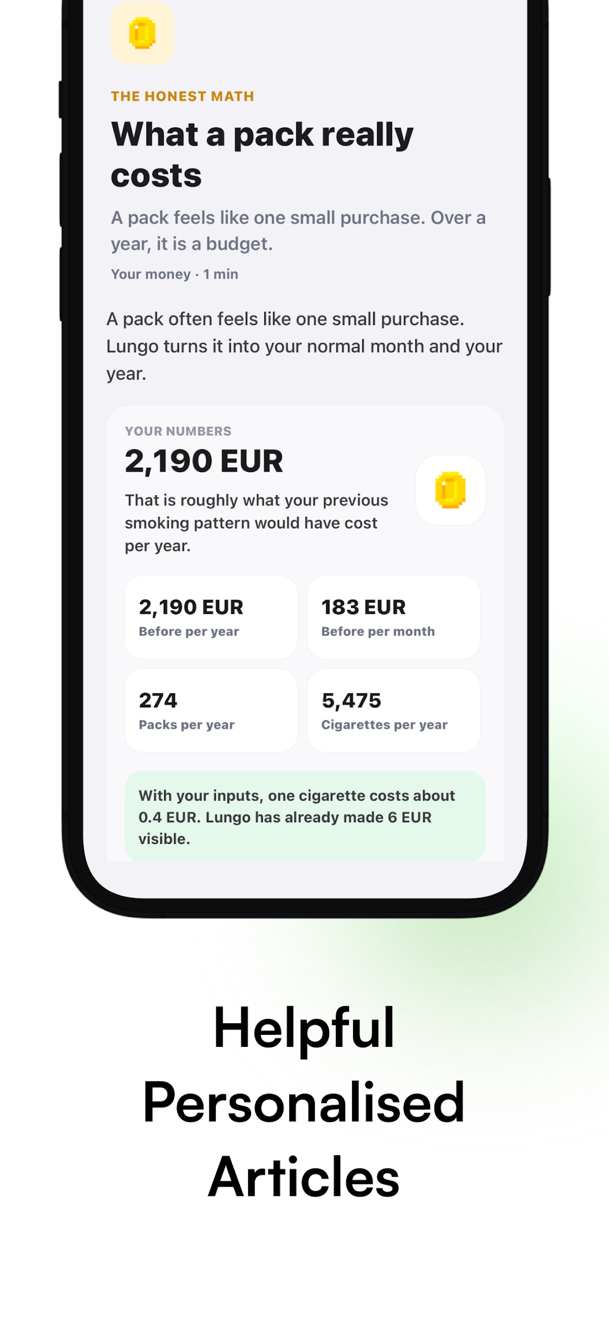 Screenshot 8 of Lungo: Quit Smoking & Vaping