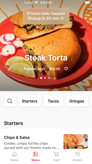 App screenshot