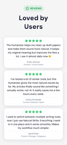 Natural Write: AI Humanizer Screenshot 5 of 5