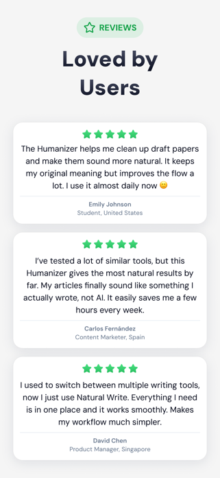 Natural Write: AI Humanizer Screenshot 5 of 5