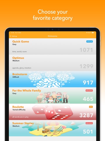 Alias - party game iPad screenshot