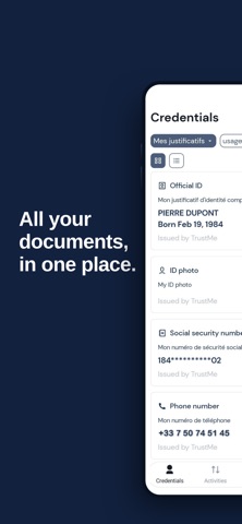TrustMe: Your Digital Identity Screenshot 1 of 7