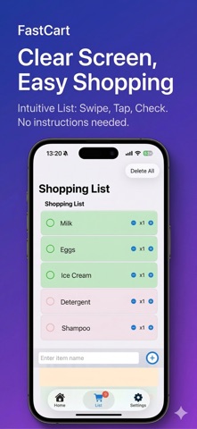 FastCart screenshot
