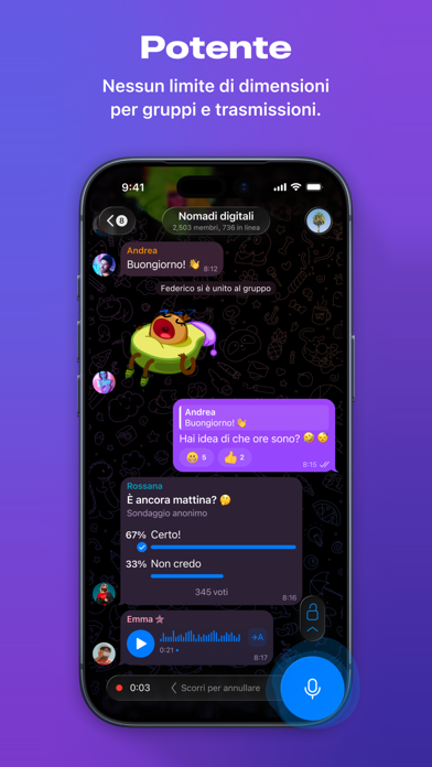 Telegram Messenger App Store preview screenshot 2