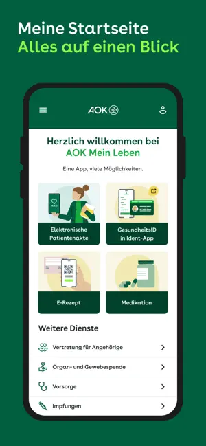 AOK Mein Leben iPhone screenshot 1