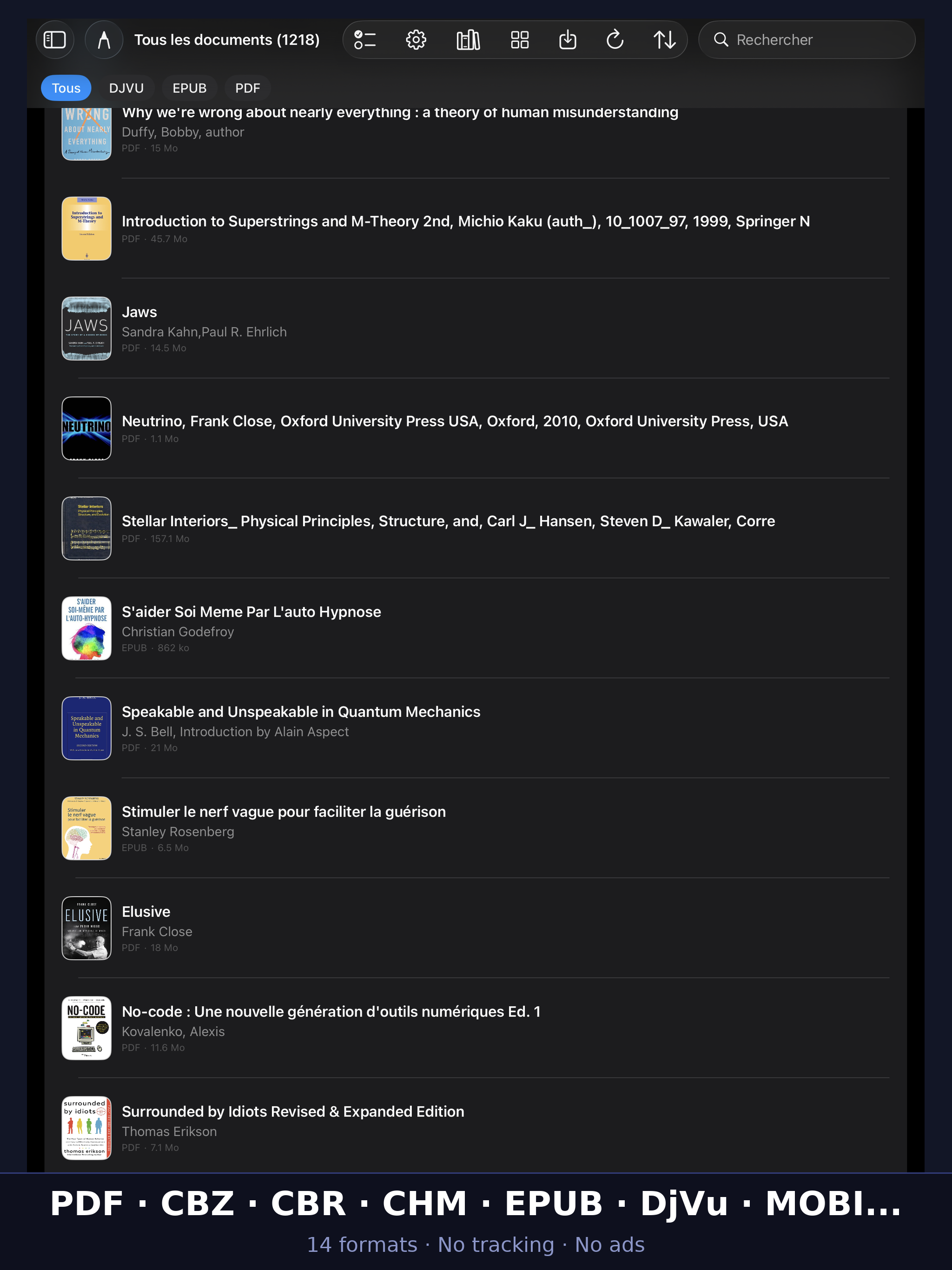 UniReader: Multi-Format Reader screenshot 7