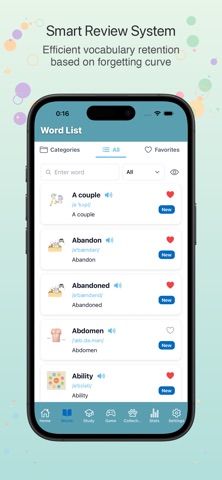 3000 English Vocab with Pets iPhone screenshot