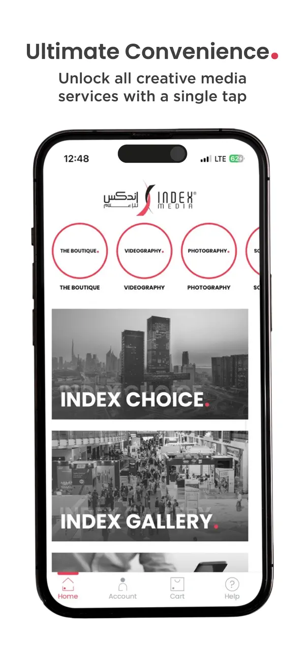 Screenshot #1 pour INDEX Media: Photo, PR & More
