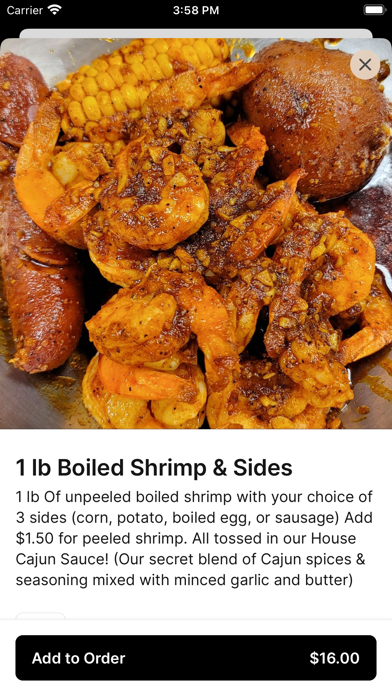 DaDam Crab iPhone screenshot 3 - Food & Drink app