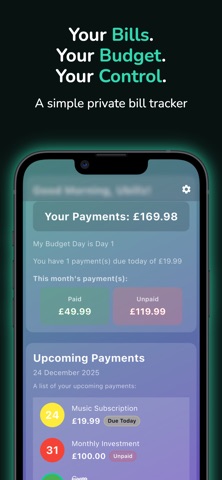 uBillz: Bill Tracker screenshot