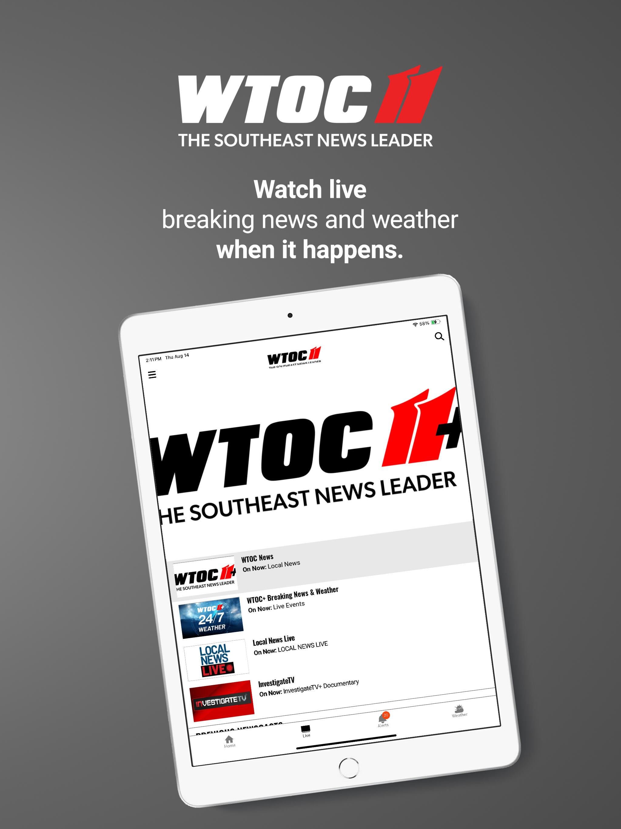 WTOC 11 News screenshot 5