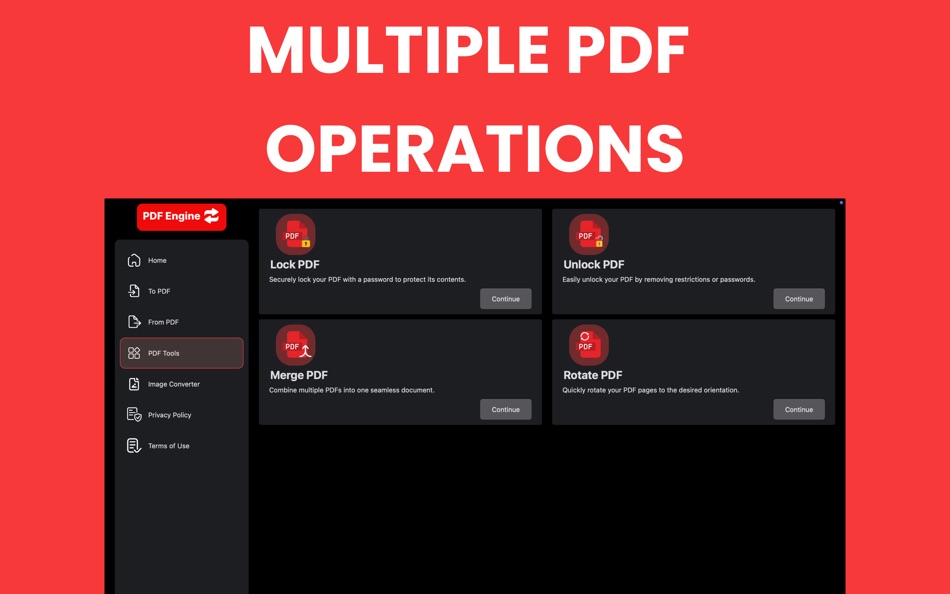 #2. PDF Engine: PDF Converter (macOS) Podle: Muhammad Islam