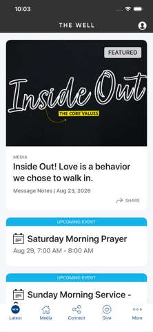 Come To The Well app screenshot