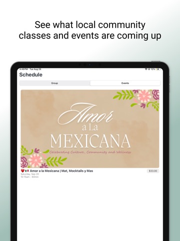 Alma Pilates & Yoga iPad screenshot