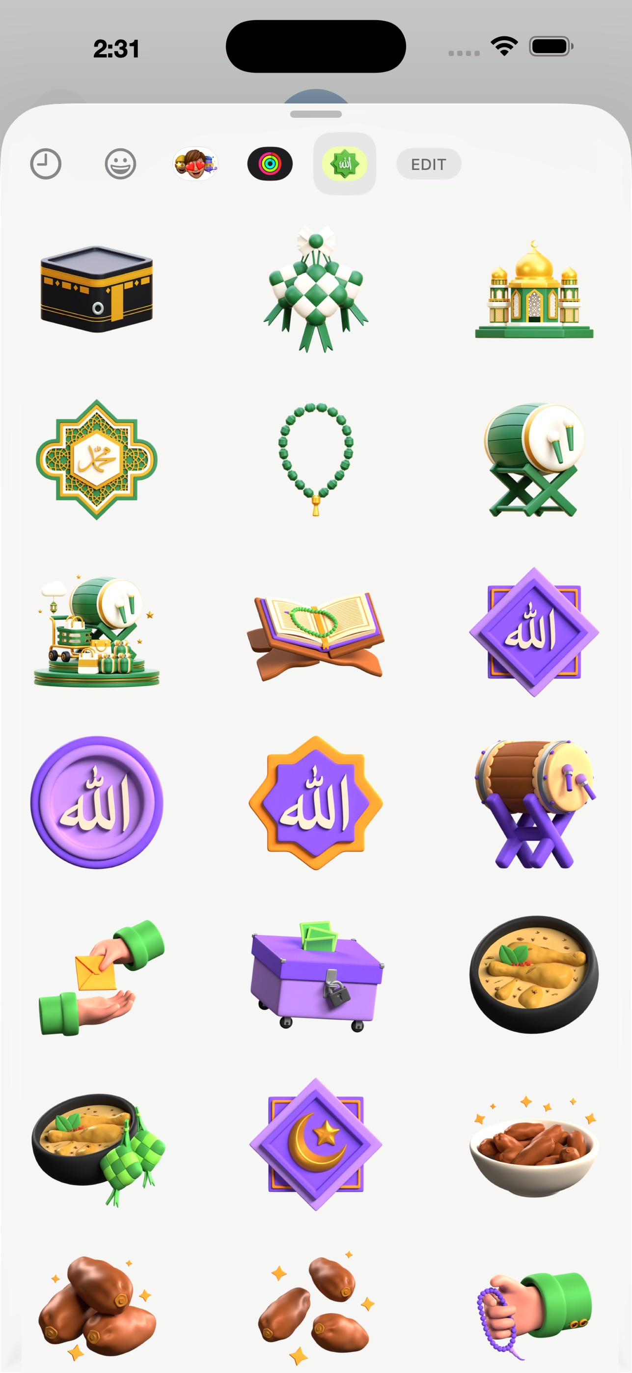 Screenshot 10 of Muslim Stickers - Islamic Pro