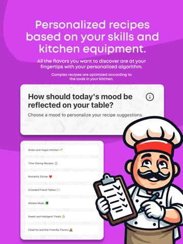 Maven - AI Recipe Generator iPad screenshot