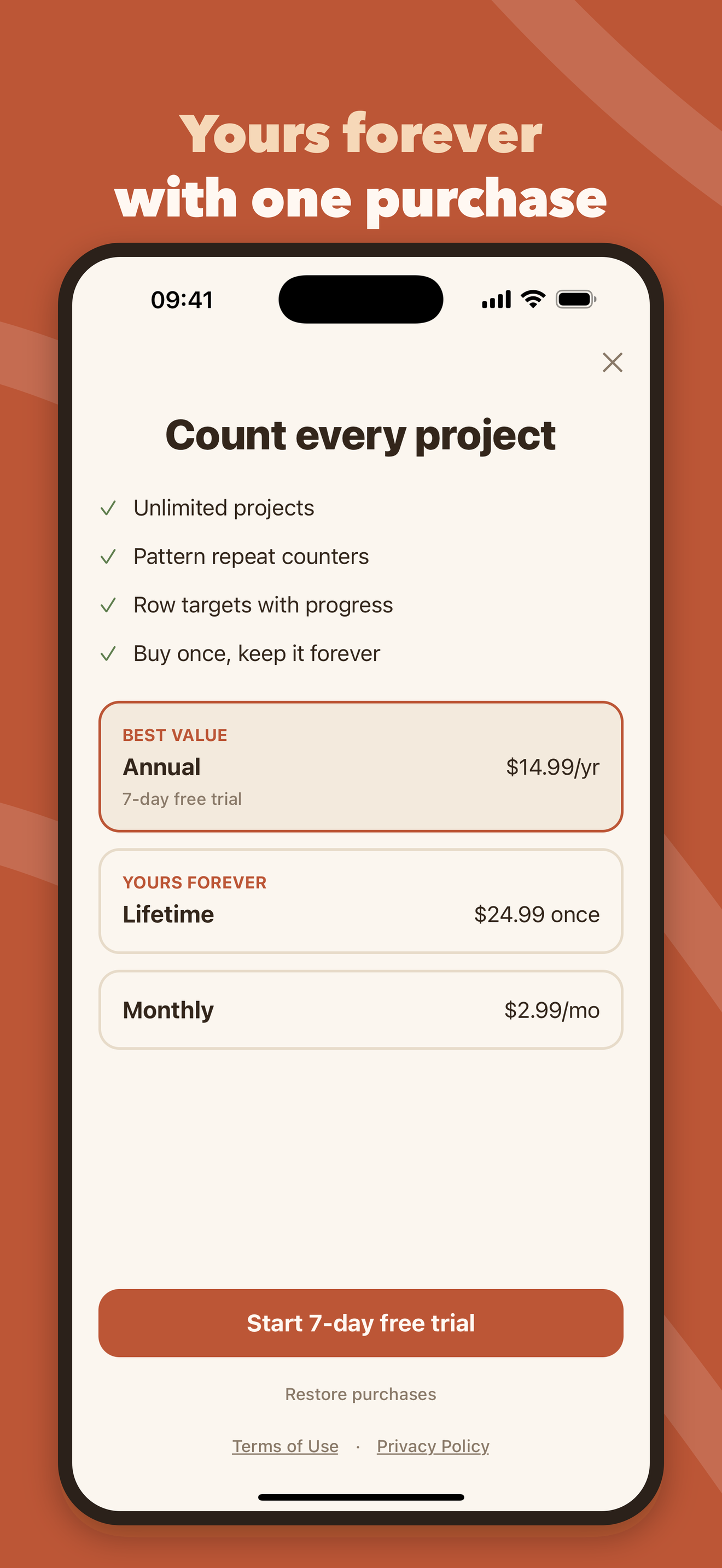 Crochet Row Counter & Knitting screenshot 3