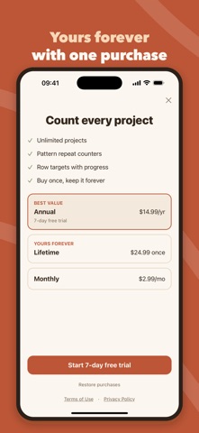 Crochet Row Counter & Knitting Screenshot 3 of 5